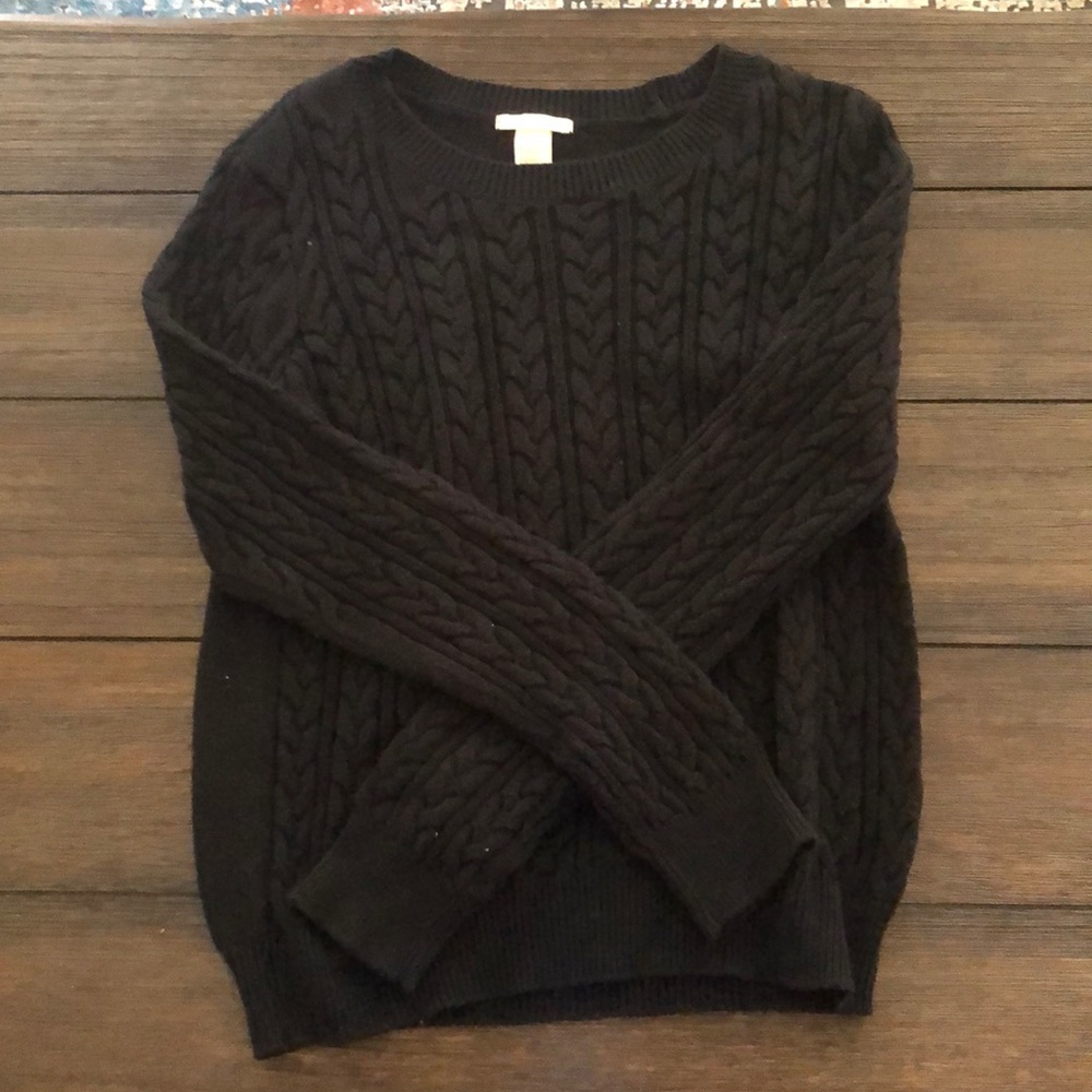 Black Knit Sweater
